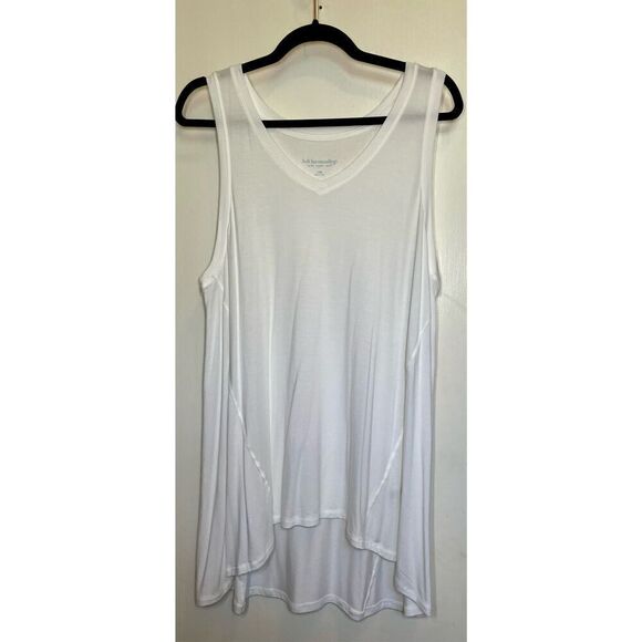 Soft Surroundings White Sublime Tank Tunic Top size L NWOT - Picture 2 of 10
